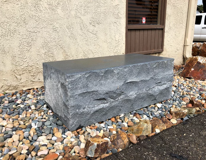 Granite Block Bench